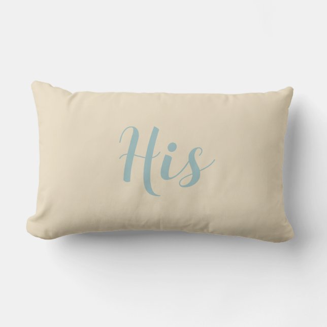 His Throw Pillow (Front)