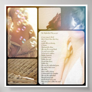 his unfinished manuscript poetry edit poster