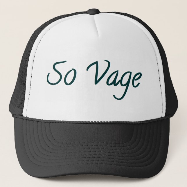 his vane trucker hat (Front)