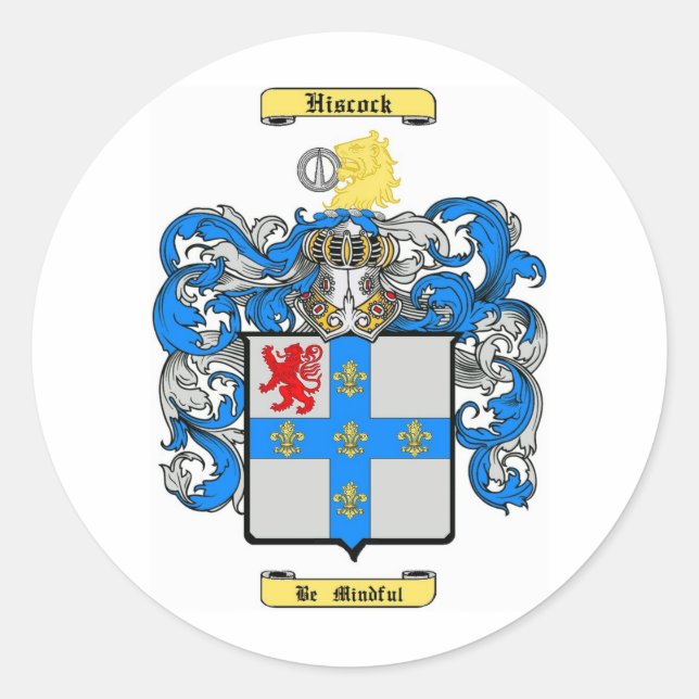 Hiscock Classic Round Sticker (Front)