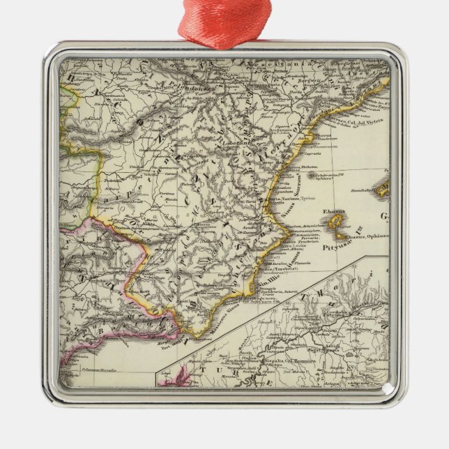 Hispania 2 metal tree decoration (Front)