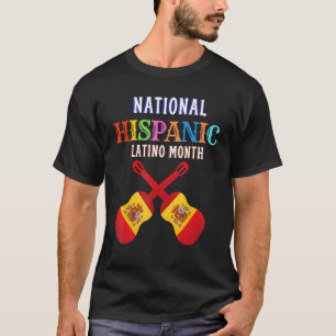 Hispanic Ceremony Month Prideful Latin Spanish Ami T-Shirt