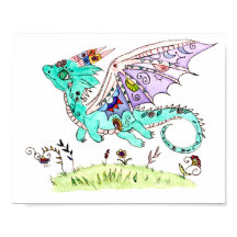 Hispanic  folk art baby dragon