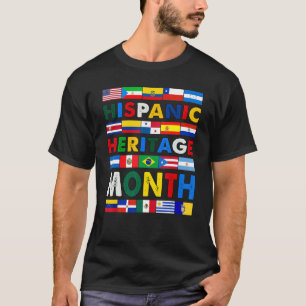 Hispanic Heritage Flag T-Shirt