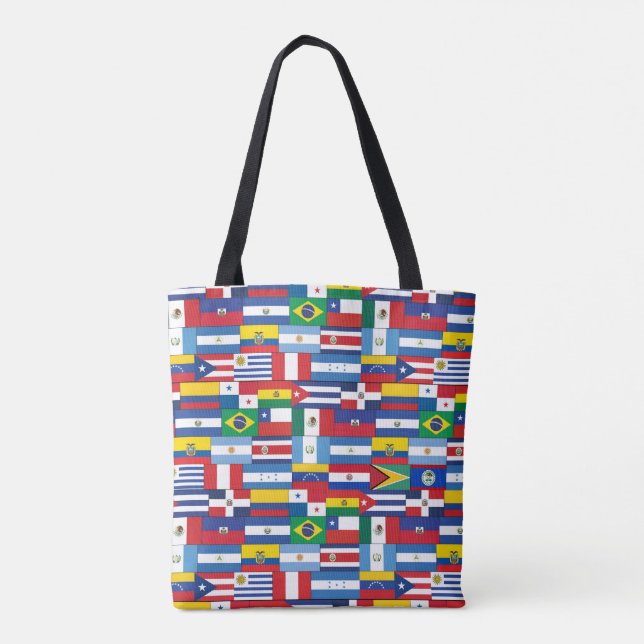 Hispanic Heritage Flag Tote  (Back)