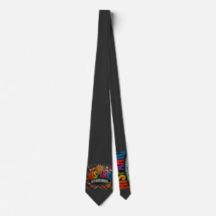 Hispanic Heritage Month 3D Colourful Cultural Prid Tie