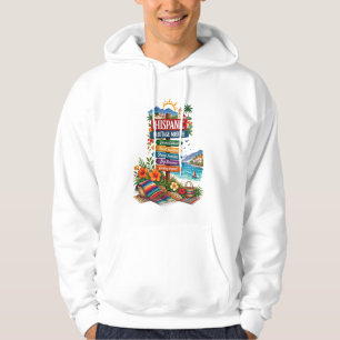 Hispanic Heritage Month Coastal Celebration Hoodie