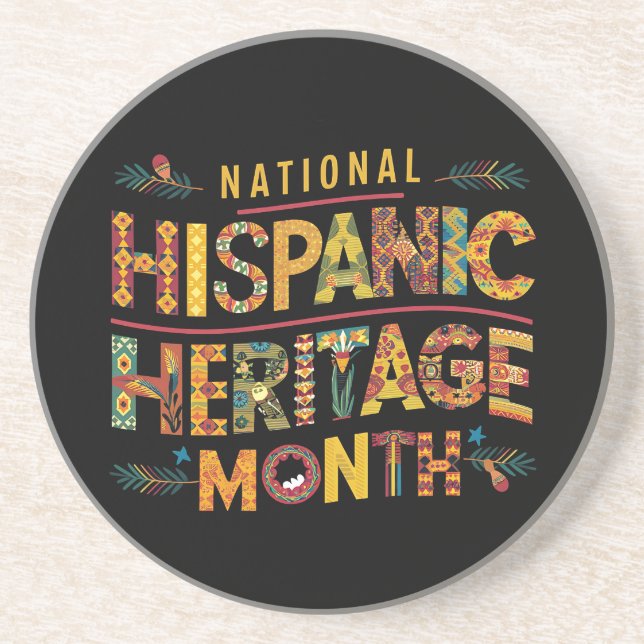 Hispanic Heritage Month Coaster (Front)