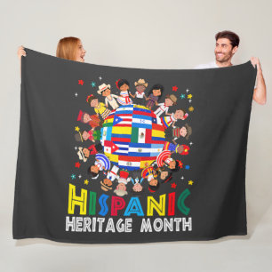 Hispanic Heritage Month Fleece Blanket