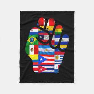Hispanic Heritage Month Fleece Blanket