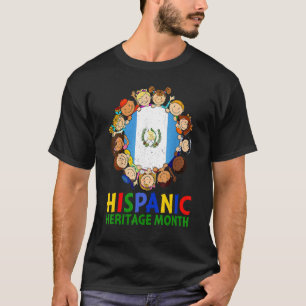 Hispanic Heritage Month Guatemala Kids Boys Girls T-Shirt