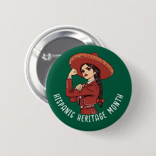Hispanic Heritage Month Mariachi 6 Cm Round Badge