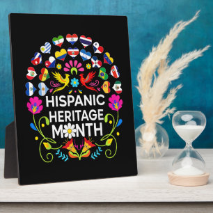 Hispanic Heritage Month National Latino Countries Plaque