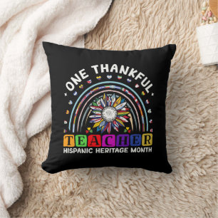 Hispanic Heritage Month One Thankful Teacher Latin Cushion