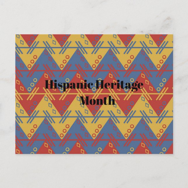 Hispanic Heritage Month Postcard (Front)