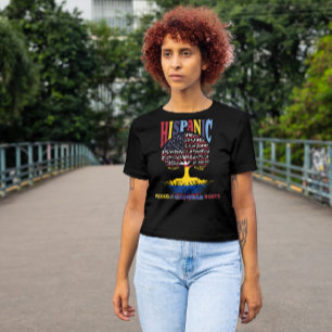 Hispanic Heritage Month Proud Colombian roots T-Shirt