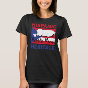 Hispanic Heritage Month Shirt Puerto Rico Girls Ki