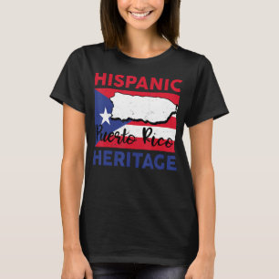 Hispanic Heritage Month Shirt Puerto Rico Girls Ki