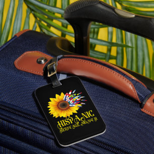 Hispanic Heritage Month Sunflower Latino Americans Luggage Tag