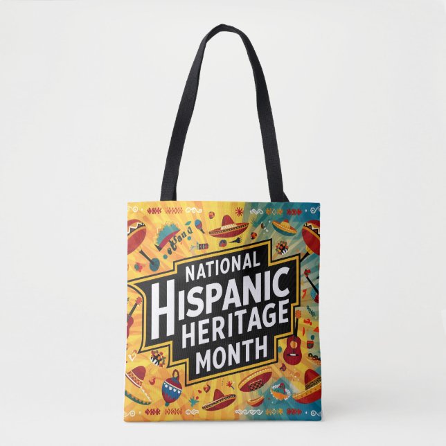 Hispanic Heritage Month Tote Bag (Front)