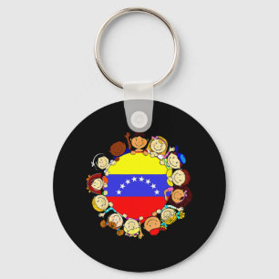 Hispanic Heritage Month Venezuela Kids Boy Venezue Key Ring