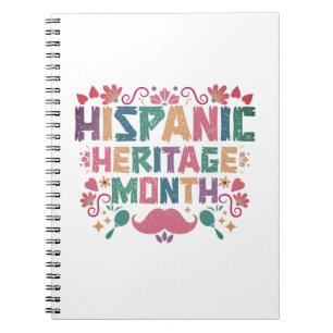 Hispanic Heritage Month Warm Colours  Notebook