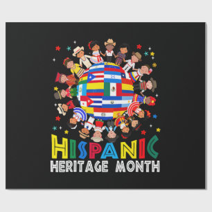 Hispanic Heritage Month Wrapping Paper