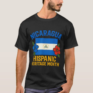 Hispanic Heritage Nicaragua National Month Nicarag T-Shirt