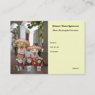 Hispanic Theme Business Business Card