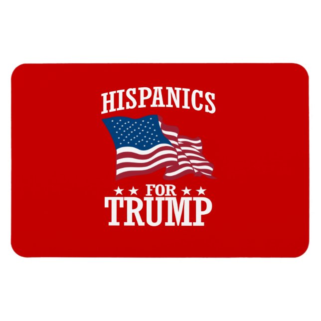 HISPANICS FOR TRUMP MAGNET (Horizontal)
