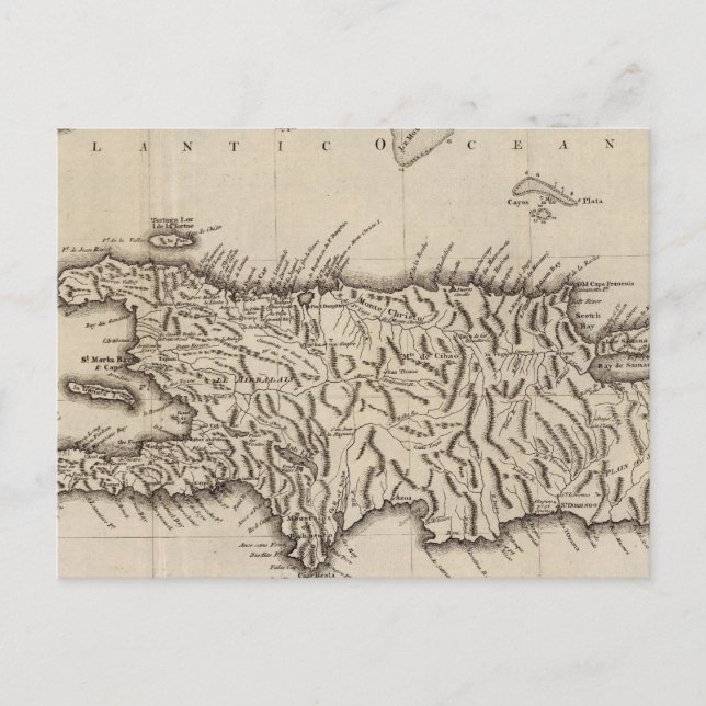 Hispaniola, St Domingo Postcard (Front)