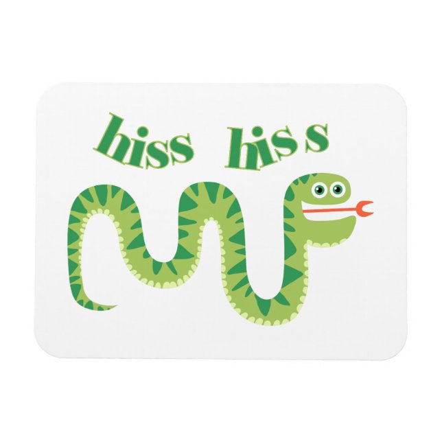 Hiss Hiss Snake Magnet (Horizontal)
