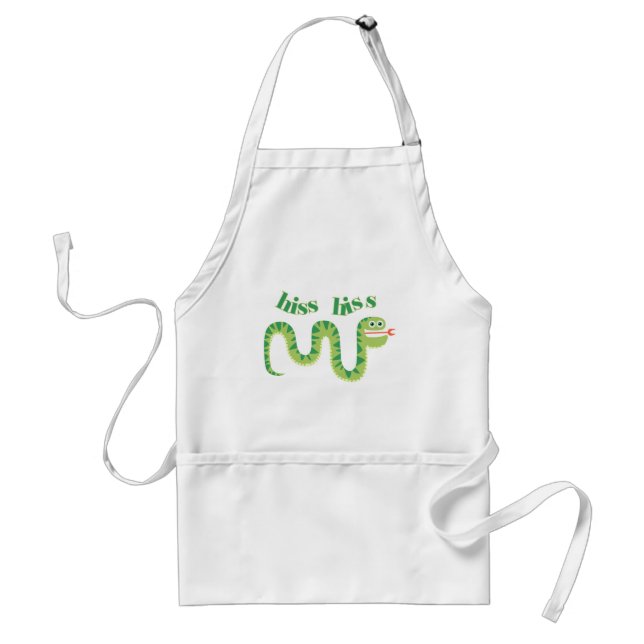 Hiss Hiss Snake Standard Apron (Front)