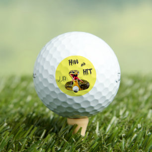 Hiss & Hit Snake - Golfer's Gift  Golf Balls