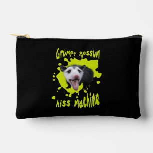 Hiss Machine Funny Grumpy Opossum Feral Humour Accessory Pouch