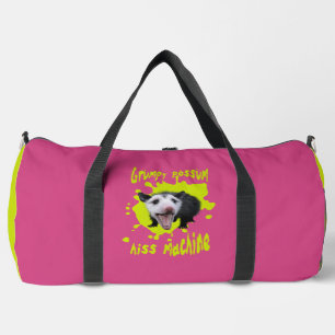 Hiss Machine Funny Grumpy Opossum Feral Humour Duffle Bag