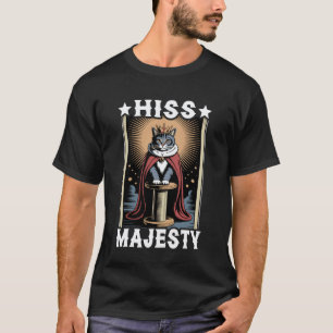 Hiss Majesty Cat Scratching Post Tree Cat T-Shirt