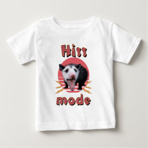 Hiss Mode Funny Opossum Chaotic Animal Baby T-Shirt