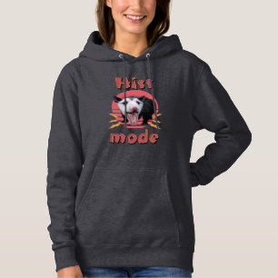 Hiss Mode Funny Opossum Chaotic Animal Hoodie