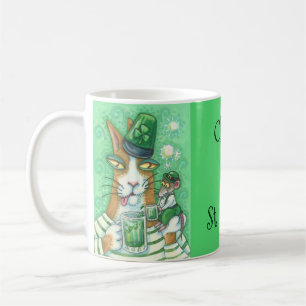 Hiss N Fitz Cat Rat ST. PATRICKS DAY MUG
