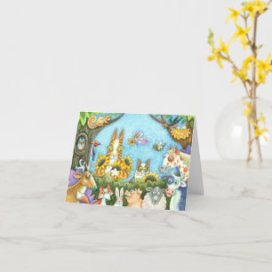 HISS N' FITZ CATS AND MENAGERIE OF FRIENDS, FUNNY CARD