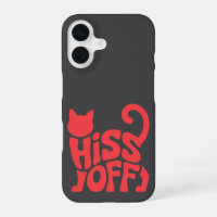 "Hiss Off – Cat Typography Design"
