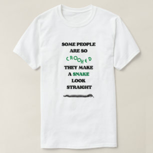HISS OR HERS Men’s Unisex Graphic Sarcastic Snake T-Shirt