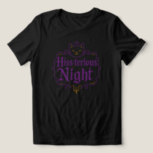 Hiss-terious Night BLACK ONLY Tri-Blend Shirt