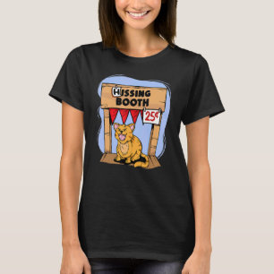 Hissing Booth Kitty Cat Kitten Furmom Furdad T-Shirt