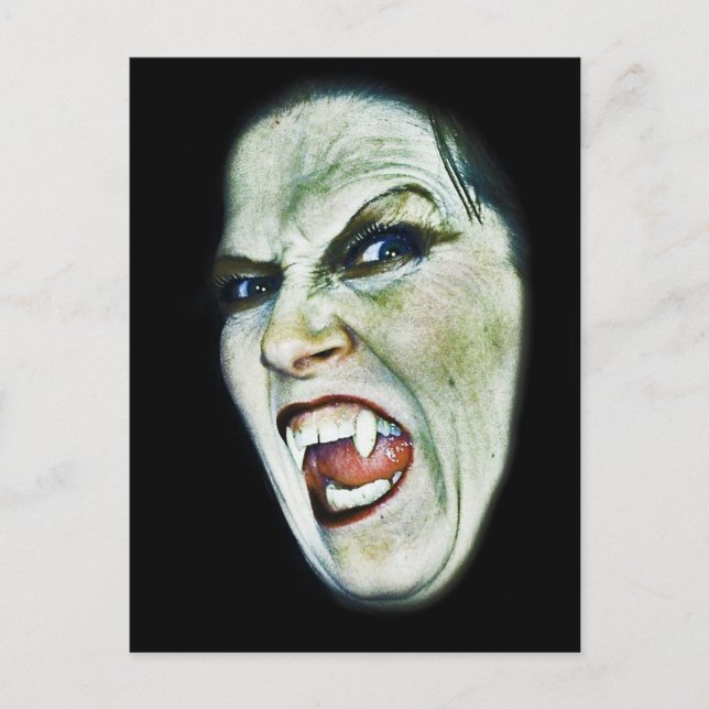 Hissing Vampire-(side view)- Postcard (Front)