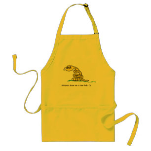 Hisssss Leave Me Alone Lads Gadsden Parody Standard Apron