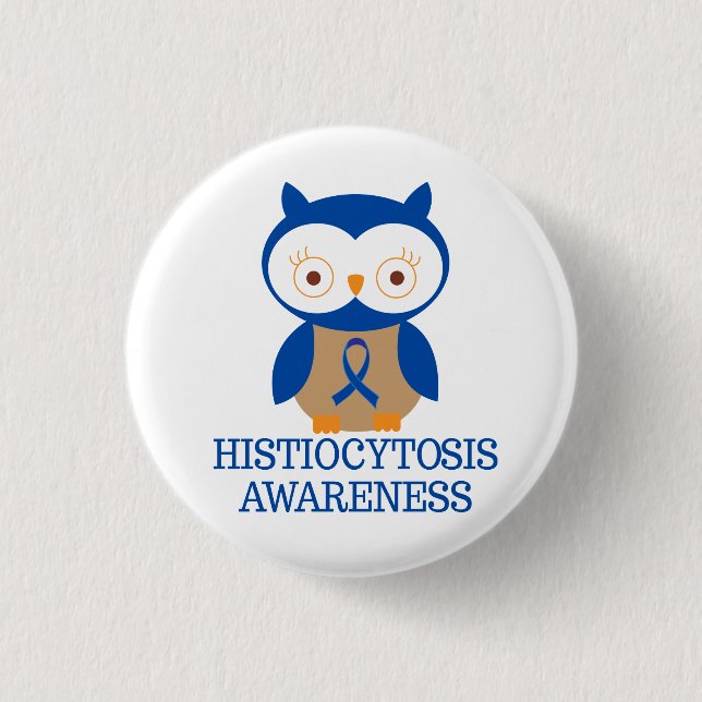 Histiocytosis Awareness 3 Cm Round Badge (Front)