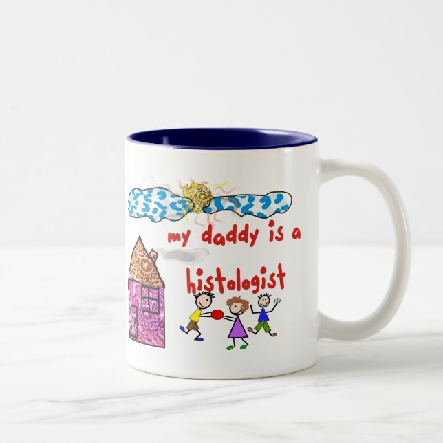 Histologists Kids T-Shirts Two-Tone Coffee Mug (Right)