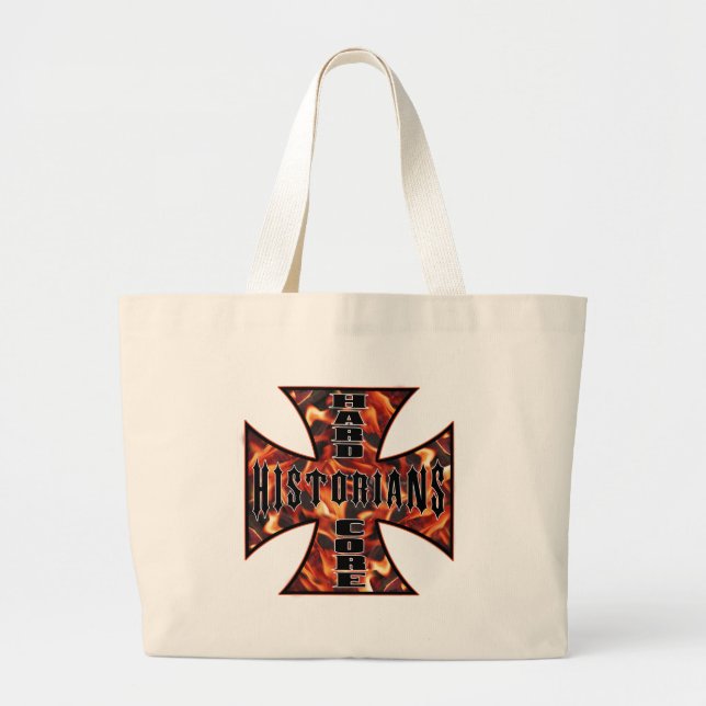 Historian Hard Core Large Tote Bag (Front)